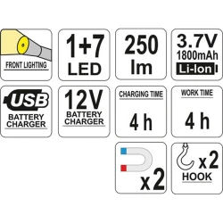 ΦΑΚΟΣ LED 3W 250lm YT-08504