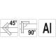 YATO ΓΩΝΙΑ ΑΛΟΥΜΙΝΙΟΥ - 350.0MM-ΜΗΚΟΣ