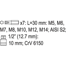 ΜYTΕΣ RIBE ΣΕΤ 8 ΤΜΧ YT-0418