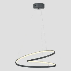 ΦΩΤΙΣΤΙΚΟ ΚΡΕΜΑΣΤΟ LED 42W 550x550x700 4000Κ ΑΝΘΡΑΚΙ