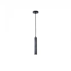 ΦΩΤΙΣΤΙΚΟ ΚΡΕΜΑΣΤΟ ΓΥΨΙΝΟ ΜΑΥΡΟ GU10 MAX 3W 45X45X300mm ARTE ILLUMINA SALPICO