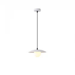 ΦΩΤΙΣΤΙΚΟ ΚΡΕΜΑΣΤΟ ΜΕΤΑΛΛΙΚΟ  G9 ΜΑΧ 25W 250X250X125mm ΛΕΥΚΟ ARTE ILLUMINA COBA CABANA