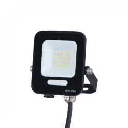 ΠΡΟΒΟΛΕΑΣ LED SMD 10W ΜΑΥΡΟΣ IP66 4000K PLUS