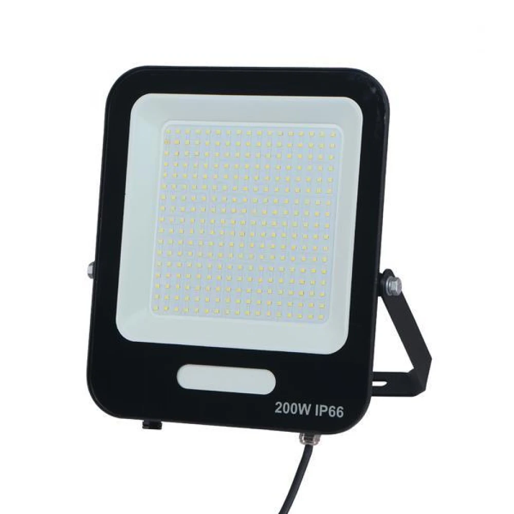 ΠΡΟΒΟΛΕΑΣ LED SMD 200W ΜΑΥΡΟΣ IP66 4000K PLUS EUROLAMP