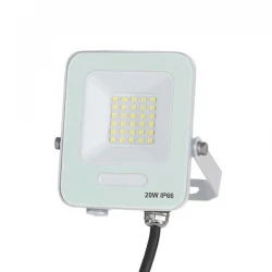 ΠΡΟΒΟΛΕΑΣ LED SMD 20W ΛΕΥΚΟΣ IP66 6500K PLUS EUROLAMP