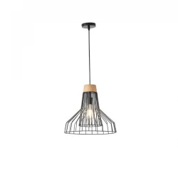 ΦΩΤΙΣΤΙΚΟ ΚΡΕΜΑΣΤΟ ΜΕΤΑΛΛΙΚΟ 1XE27  MAX 15W 360X360X1380mm ΜΑΥΡΟ ARTE ILLUMINA OGGI