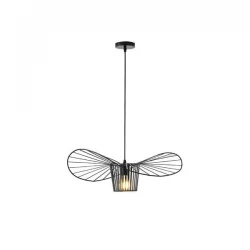 ΦΩΤΙΣΤΙΚΟ ΚΡΕΜΑΣΤΟ ΜΕΤΑΛΛΙΚΟ 1XE27  Max 15W 600X600X1270mm ΜΑΥΡΟ ARTE ILLUMINA OGGI