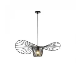 ΦΩΤΙΣΤΙΚΟ ΚΡΕΜΑΣΤΟ ΜΕΤΑΛΛΙΚΟ 1XE27  Max 15W 800X800X1270mm ΜΑΥΡΟ ARTE ILLUMINA OGGI