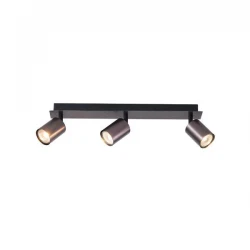 ΣΠΟΤ ΑΛΟΥΜΙΝΙΟΥ ΓΚΡΙ ΤΡΙΦΩΤΟ 3XGU10  450X80X120mm ARTE ILLUMINA LUXY