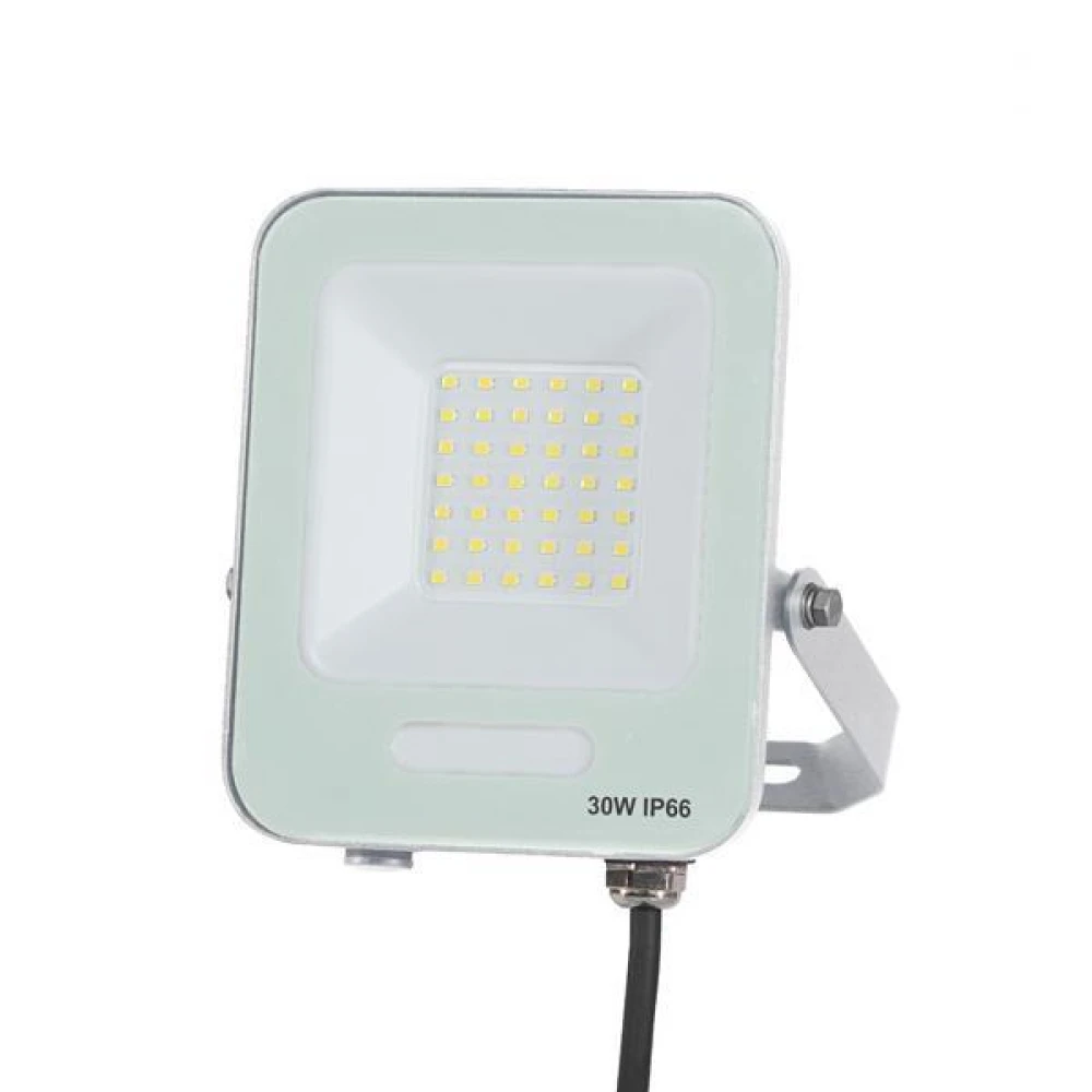 ΠΡΟΒΟΛΕΑΣ LED SMD 30W ΛΕΥΚΟΣ IP66 3000K PLUS EUROLAMP