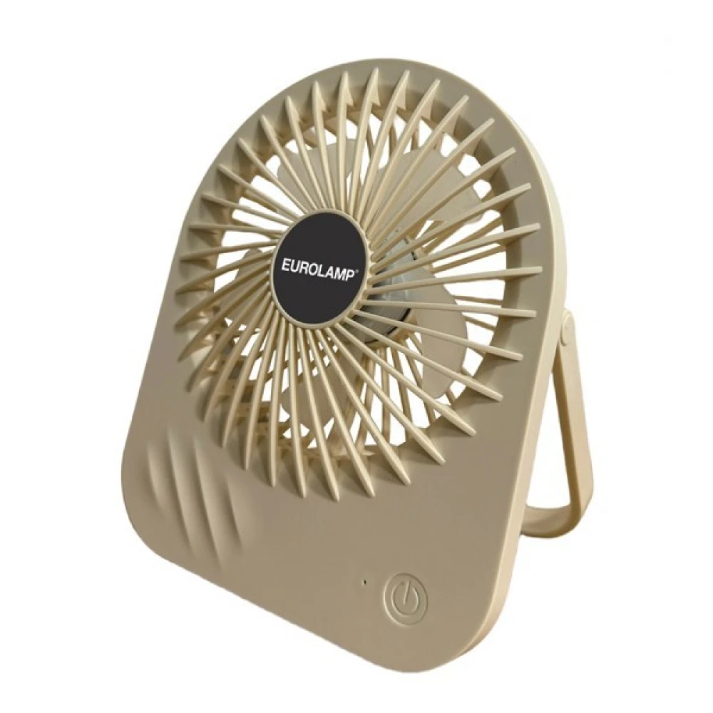 ΑΝΕΜΙΣΤΗΡΑΣ ΕΠΙΤΡΑΠΕΖΙΟΣ ΕΠΑΝΑΦΟΡΤΙΖΟΜΕΝΟΣ SLIM 4.5W ΜΠΕΖ EUROLAMP