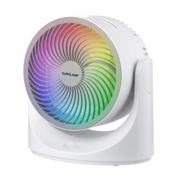 ΕΠΙΤΡΑΠΕΖΙΟ AIR COOLER Φ18,5 10W ΜΕ USB ΚΑΙ RGB ΦΩΣ EUROLAMP