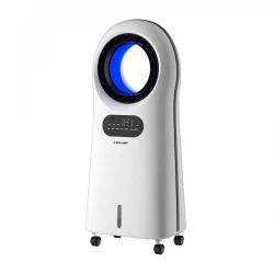 AIR COOLER ΛΕΥΚΟ ΧΩΡΙΣ ΦΤΕΡΩΤΕΣ RGB ΦΩΣ ΜΕ ΚΟΝΤΡΟΛ ΚΑΙ ΙΟΝΙΣΤΗ 3,5L 110W EUROLAMP