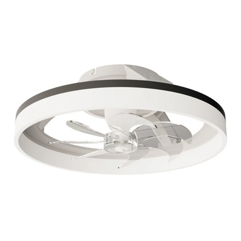 ΑΝΕΜΙΣΤΗΡΑΣ ΠΛΑΦΟΝΙΕΡΑ ΟΡΟΦΗΣ ΜΑΥΡΟΣ-ΔΙΑΦΑΝΟΣ Φ50 DC 20W EUROLAMP