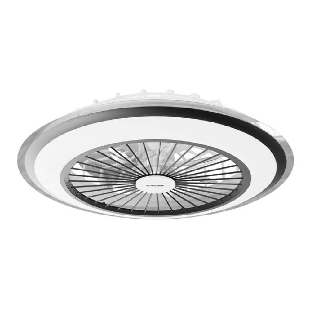 ΑΝΕΜΙΣΤΗΡΑΣ ΠΛΑΦΟΝΙΕΡΑ ΟΡΟΦΗΣ ΜΑΥΡΟΣ-ΛΕΥΚΟΣ Φ50 DC 20W EUROLAMP