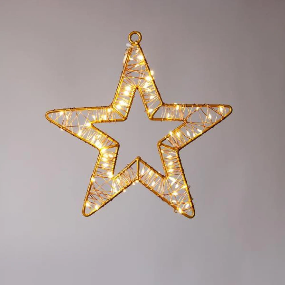 AΣΤΕΡΙ ΦΩΤΙΖΟΜΕΝΟ 23cm, 80 ΜΙΝΙ LED, 4,5V ΜΕΤAΣΧΗΜAΤΙΣΤΗ, ΜΠΡΟΝΖΕ ΜΕΤAΛΛΙΚΟΣ ΣΚΕΛΕΤΟΣ, ΜΠΡΟΝΖΕ ΧAΛΚΙΝΟ ΚAΛΩΔΙΟ, 70 ΘΕΡΜA ΛΕΥΚA & 10 ΘΕΡΜA ΛΕΥΚA FLASH ΜΙΝΙ LED, ΠΡΟΕΚΤAΣΗ ΠAΡΟΧΗΣ 5m, IP44