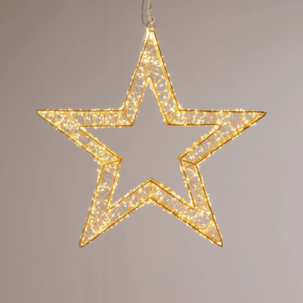 ΦΩΤΙΖΟΜΕΝΟ ΑΣΤΕΡΙ 38cm, 720 MINI LED, 24V METAΣΧΗΜΑΤΙΣΤΗ, ΧΡΟΝΟΔΙΑΚΟΠΤΗ, ΜΠΡΟΝΖΕ ΧΑΛΚΙΝΟ ΚΑΛΩΔΙΟ, ΜΠΡΟΝΖΕ ΜΕΤΑΛΛΙΚΟΣ ΣΚΕΛΕΤΟΣ, ΘΕΡΜΟ ΛΕΥΚΟ LED, ΠΡΟΕΚΤΑΣΗ ΠΑΡΟΧΗΣ 5m, IP44