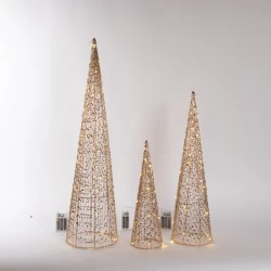 ΦΩΤΙΖΟΜΕΝΟΙ ΚΩΝΟΙ 40/60/80cm , 3 ΣΧΕΔΙΑ, 20/30/40 MINI LED, ΜΠΑΤΑΡΙΑΣ 2xAA/3xAA, ΧΡΟΝΟΔΙΑΚΟΠΤΗ, ΑΣΗΜΙ ΧΑΛΚΙΝΟ ΚΑΛΩΔΙΟ, ΧΡΥΣΟΣ ΜΕΤΑΛΛΙΚΟΣ ΣΚΕΛΕΤΟΣ, ΘΕΡΜΟ ΛΕΥΚΟ LED, ΠΡΟΕΚΤΑΣΗ ΠΑΡΟΧΗΣ 30cm, IP44