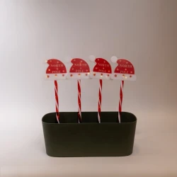 ΣΕΙΡA ΜΕ 36 MINI LED, 4 ΧΡIΣΤΟΥΓΕΝΝΙΑΤΙΚΟΙ ΣΚΟΥΦΟI 12cm ΜE ΡAΒΔI ΓIA ΤΟ EΔAΦΟΣ 37cm, ΗΛIAΚΟ ΣΥΛΛEΚΤΗ ΜE AIΣΘΗΤΗΡΑ ΦΩΤΟΣ, 8 M/F, ΔIAΦAΝΟ ΠΛΑΚΕ ΧAΛΚIΝΟ ΚAΛΩΔIΟ, ΘEΡΜΟ ΛEΥΚΟ LED ANA 1m IP44
