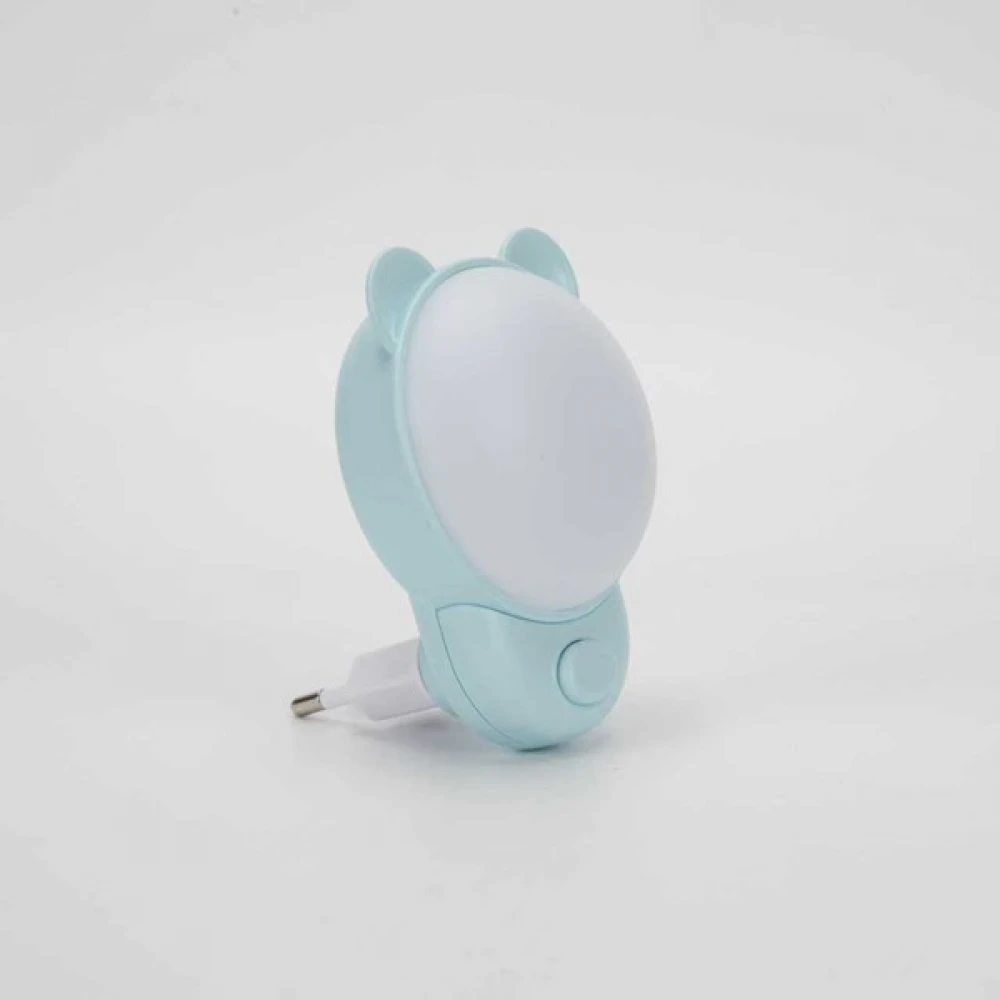 ΦΩΤΑΚΙ ΝΥΚΤΟΣ ΜΕ ΔΙΑΚΟΠΤΗ LED ΑΡΚΟΥΔΑΚΙ ΜΠΛΕ 1.2W EUROLAMP