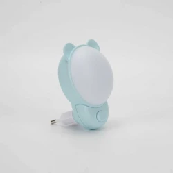 ΦΩΤΑΚΙ ΝΥΚΤΟΣ ΜΕ ΔΙΑΚΟΠΤΗ LED ΑΡΚΟΥΔΑΚΙ ΜΠΛΕ 1.2W EUROLAMP