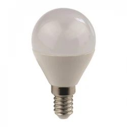 ΛΑΜΠΑ LED ΣΦΑΙΡΙΚΗ 5W Ε14 220-240V ΨΥΧΡΟ ΛΕΥΚΟ 6500K EUROLAMP