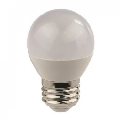 ΛΑΜΠΑ LED ΣΦΑΙΡΙΚΗ 7W E27 220-240V ΨΥΧΡΟ ΛΕΥΚΟ 6500K EUROLAMP 