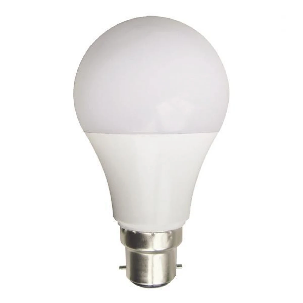 ΛΑΜΠΑ LED ΚΟΙΝΗ 12W B22 175-250V ΨΥΧΡΟ ΛΕΥΚΟ 6500K EUROLAMP