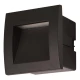 ΦΩΤΙΣΤΙΚΟ ΧΩΝΕΥΤΟ LED 3W IP54 220-240V 90X90X70mm ΜΑΥΡΟ PRO