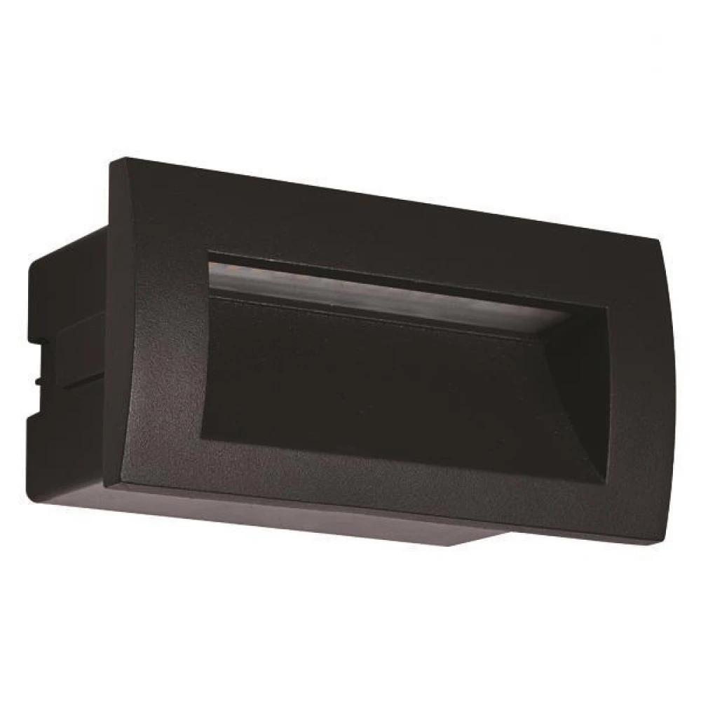 ΦΩΤΙΣΤΙΚΟ ΧΩΝΕΥΤΟ LED 3W IP54 220-240V 140X70X70mm ΜΑΥΡΟ PRO