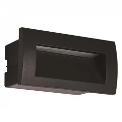 ΦΩΤΙΣΤΙΚΟ ΧΩΝΕΥΤΟ LED 3W IP54 220-240V 140X70X70mm ΜΑΥΡΟ PRO