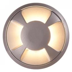 ΦΩΤΙΣΤΙΚΟ ΔΑΠΕΔΟΥ ΕΞΩΤΕΡΙΚΟ 4F LED 3W IP65 12V Φ68X24mm ΜΑΥΡΟ PRO