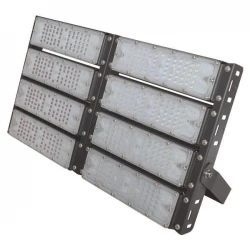 ΠΡΟΒΟΛΕΑΣ LED SMD 8Χ50/400W AC100-240V ΜΑΥΡΟΣ IP65 PLUS Ουδέτερο Λευκό 4000K EUROLAMP
