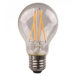 ΛΑΜΠΑ LED ΚΟΙΝΗ CROSSED FILAMENT 9W E27 220-240V CLEAR ΘΕΡΜΟ ΛΕΥΚΟ 3000K - Eurolamp