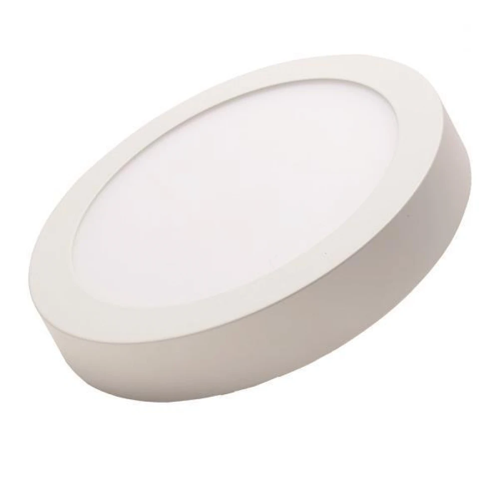 ΦΩΤΙΣΤΙΚΟ ΕΞΩΤΕΡΙΚΟ LED SLIM Θερμό Λευκό 3000K Φ225 20W ΛΕΥΚΟ PLUS