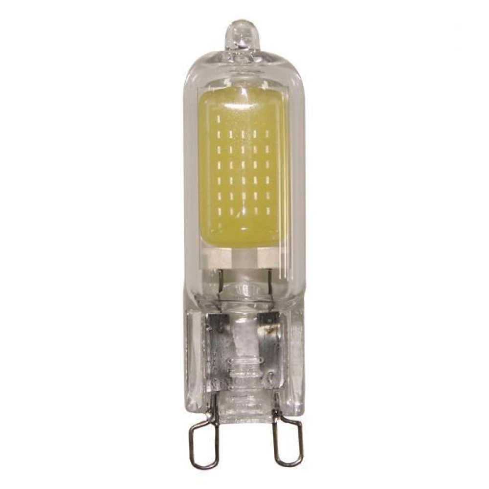 ΛΑΜΠΑ LED COG 2W G9 220-240V ΓΥΑΛΙΝΗ Θερμό Λευκό 3000K EUROLAMP