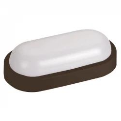 ΦΩΤΙΣΤΙΚΟ ΤΟΙΧΟΥ ΟΒΑΛ LED 18W 260x135x58 4000K IP54 ΜΑΥΡΟ PLUS EUROLAMP