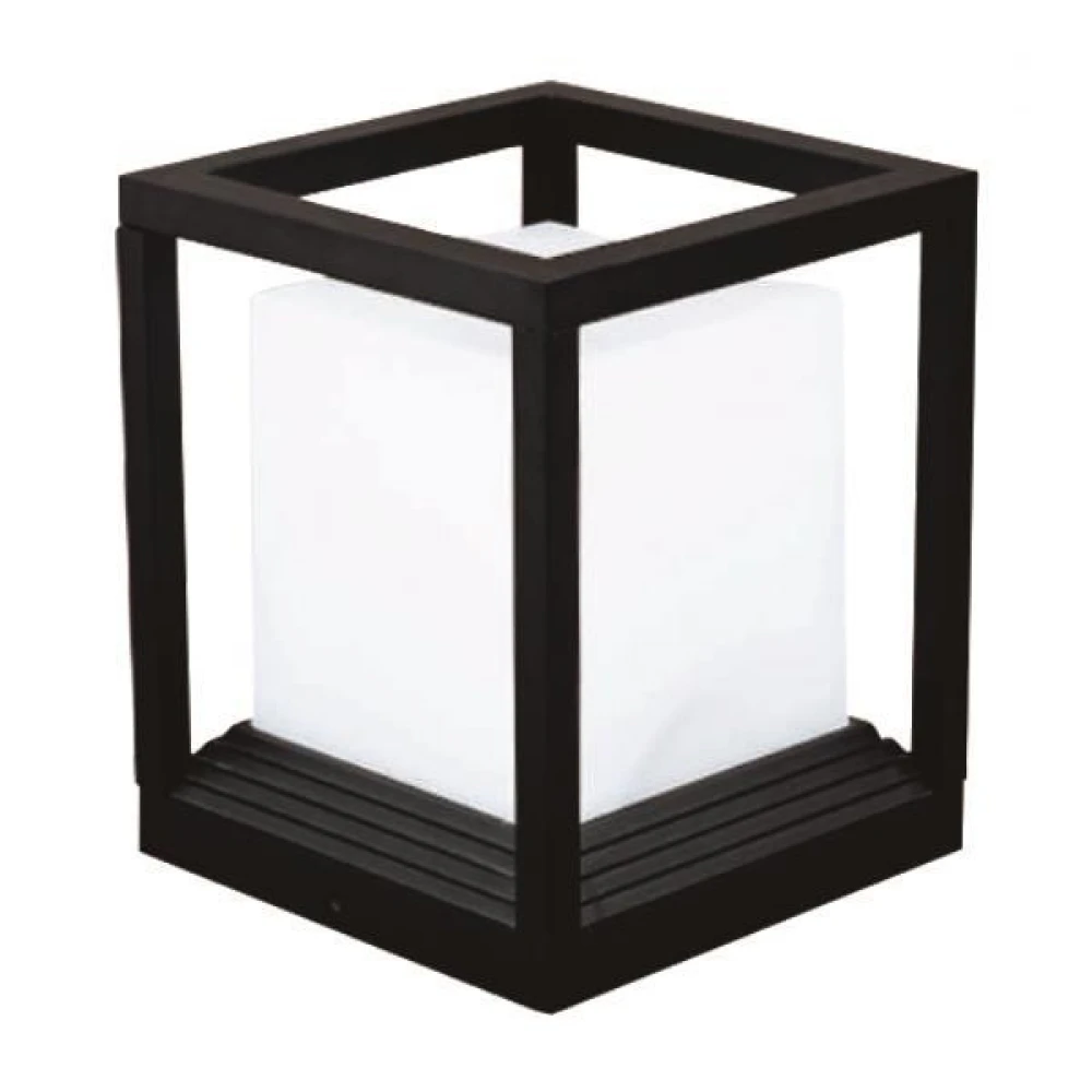 ΦΩΤΙΣΤΙΚΟ ΑΛΟΥΜΙΝΙΟΥ Ε27 150X150X190 IP65 ΜΑΥΡΟ EUROLAMP