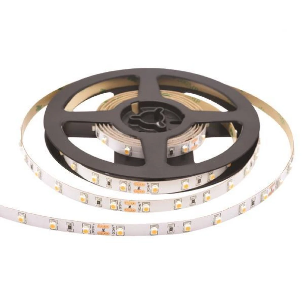 ΤΑΙΝΙΑ LED 5Μ 4,8W 12V Ψυχρό Λευκό 6500K IP20 VALUE EUROLAMP