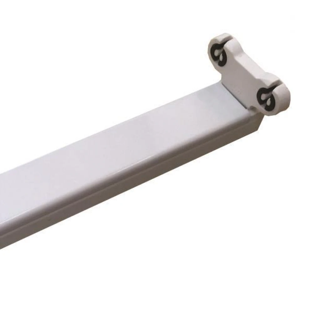 ΦΩΤΙΣΤΙΚΟ ΜΕΤΑΛΛΙΚΟ ΚΕΝΟ SLIM ΓΙΑ LED TUBE 2Χ1,50m EUROLAMP