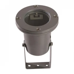 ΣΠΟΤ ΚΗΠΟΥ ΜΕΤΑΛΛΙΚΟ MR16 IP65 12V ΓΚΡΙ EUROLAMP