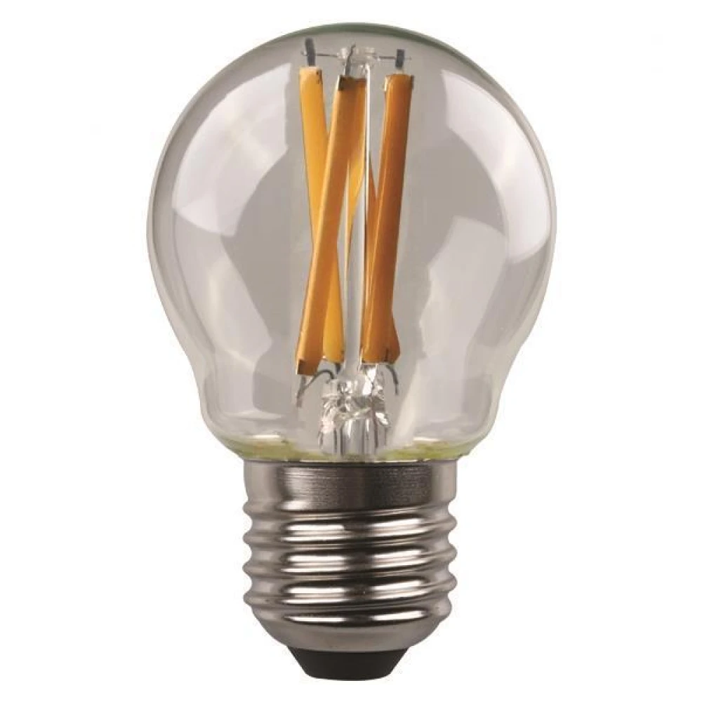ΛΑΜΠΑ LED ΣΦΑΙΡΙΚΗ CROSSED FILAMENT 6.5W E27 4000K 220-240V EUROLAMP