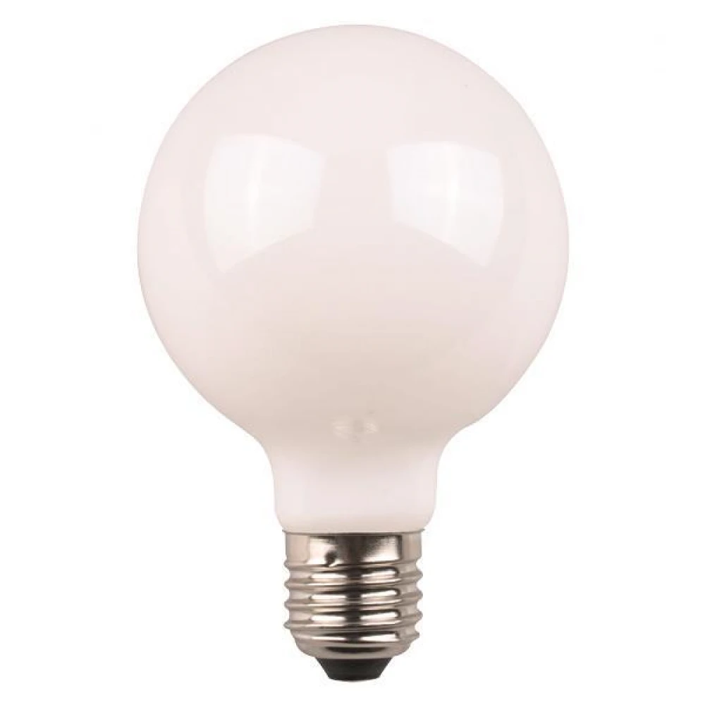 ΛΑΜΠΑ LED ΓΛΟΜΠΟΣ G95 CROSSED FILAMENT 8W Ε27 4000K 220-240V MILKY EUROLAMP