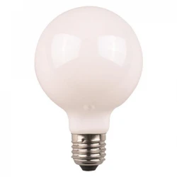 ΛΑΜΠΑ LED ΓΛΟΜΠΟΣ G95 CROSSED FILAMENT 8W Ε27 4000K 220-240V MILKY EUROLAMP