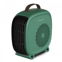 ΑΕΡΟΘΕΡΜΟ ΔΩΜΑΤΙΟΥ VINTAGE 1000W/2000W ΠΡΑΣΙΝΟ EUROLAMP