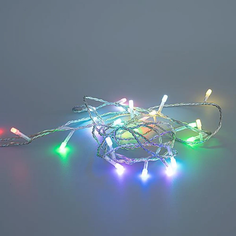 ΣΕΙΡΑ, 300 LED 5mm, ΕΠΕΚΤΑΣΗ ΕΩΣ 2, ΔΙΑΦΑΝΟ ΚΑΛΩΔΙΟ, SYNCHRONOUS RGBW LED, ΑΝΑ 10cm, ΧΩΡΙΣ ΜΕΤΑΣΧΗΜΑΤΙΣΤΗ ΚΑΙ CONTROLLER, IP44 Magic Christmas