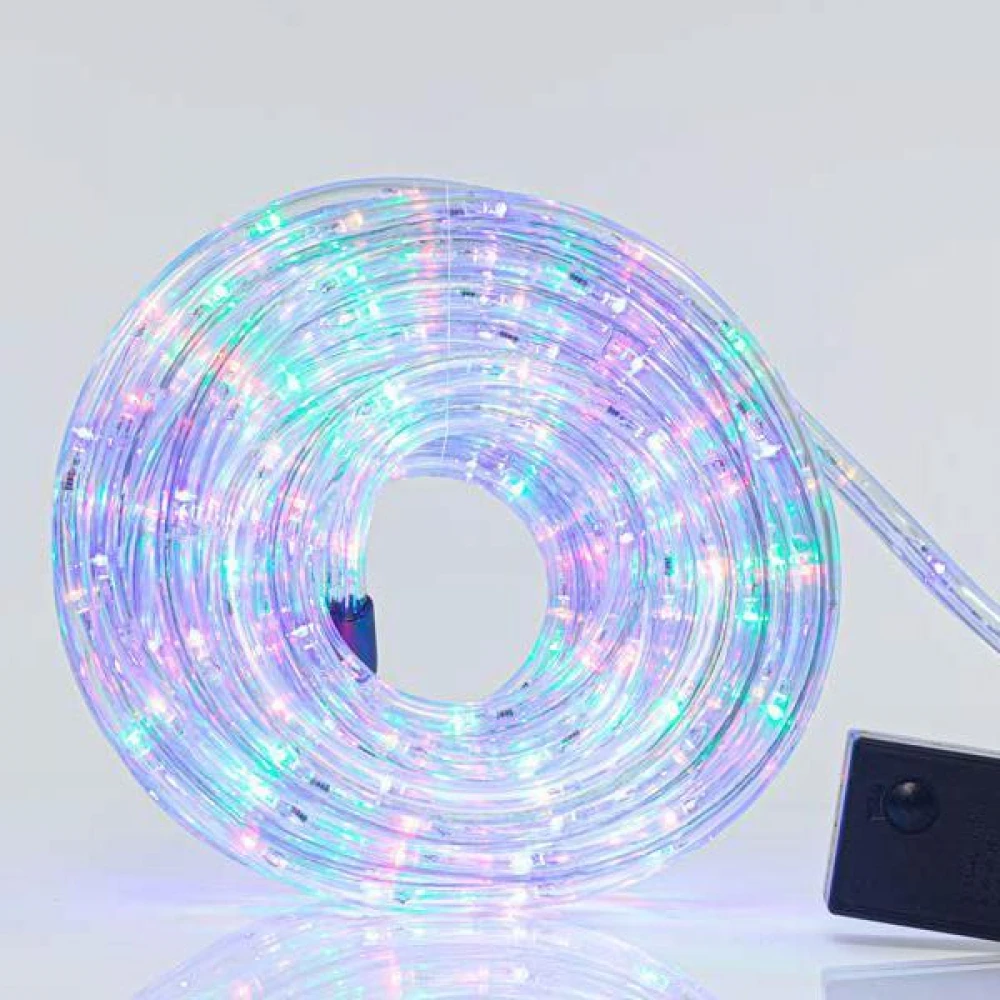 ΦΩΤΟΣΩΛΗΝΑΣ LED, ΜΟΝΟΚΑΝΑΛΟΣ, ΜΕ ΠΡΟΓΡΑΜΜΑ, ΧΡΩΜΑΤΙΣΤΟ, 10m, 24 LED ANA ΜΕΤΡΟ, IP44 Magic Christmas