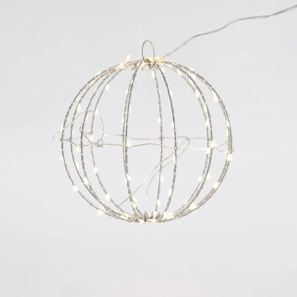 ΜΠΑΛΑ ΦΩΤΙΖΟΜΕΝΗ, 96 LED, 20cm, IP44 Magic Christmas