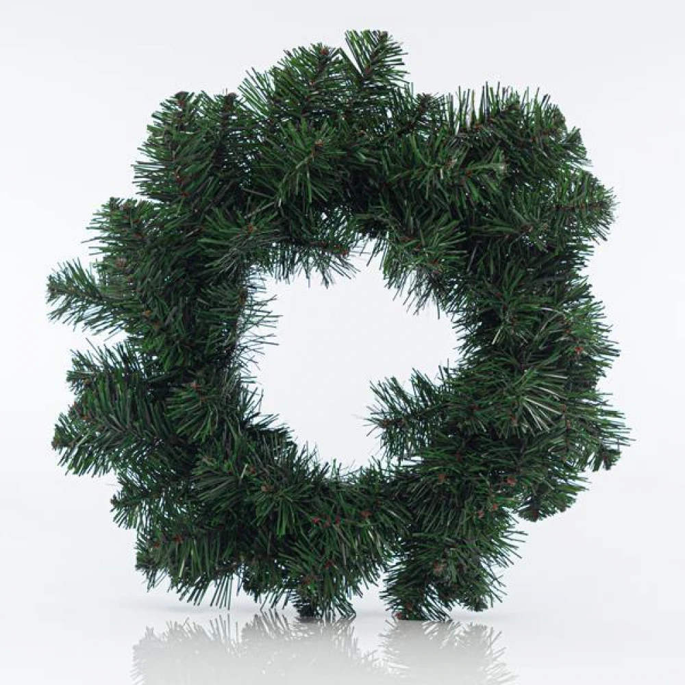 ΣΤΕΦΑΝΙ ΕΛΑΤΟΥ 50cm, ΠΡΑΣΙΝΟ Magic Christmas