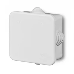 ΜΠΟΥΑΤ ΕΞΩΤΕΡΙΚΟ 80X80X42 IP55 ΛΕΥΚΟ EUROLAMP